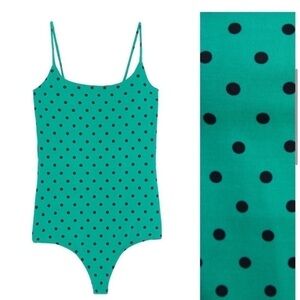 Zara polka dot bodysuit